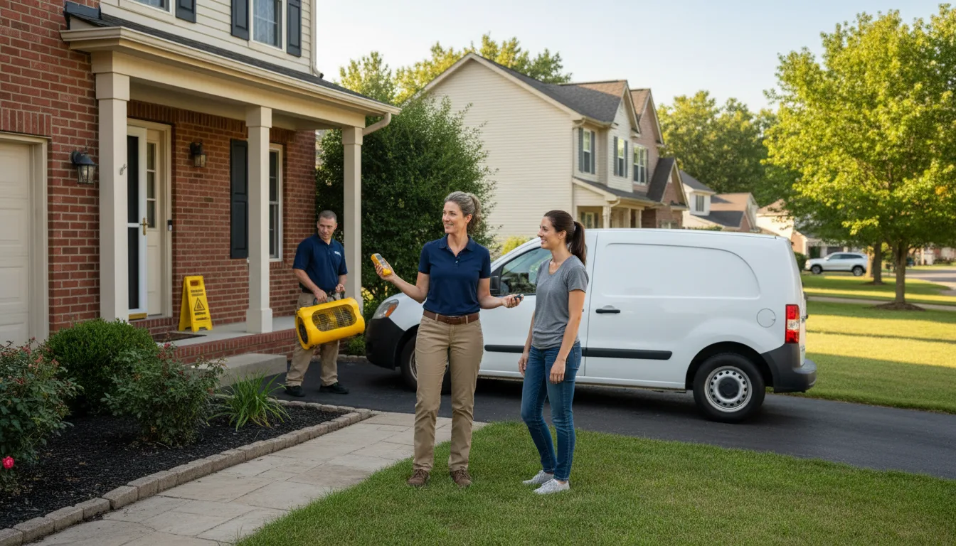 Residential water damage restoration in Stephen, MN